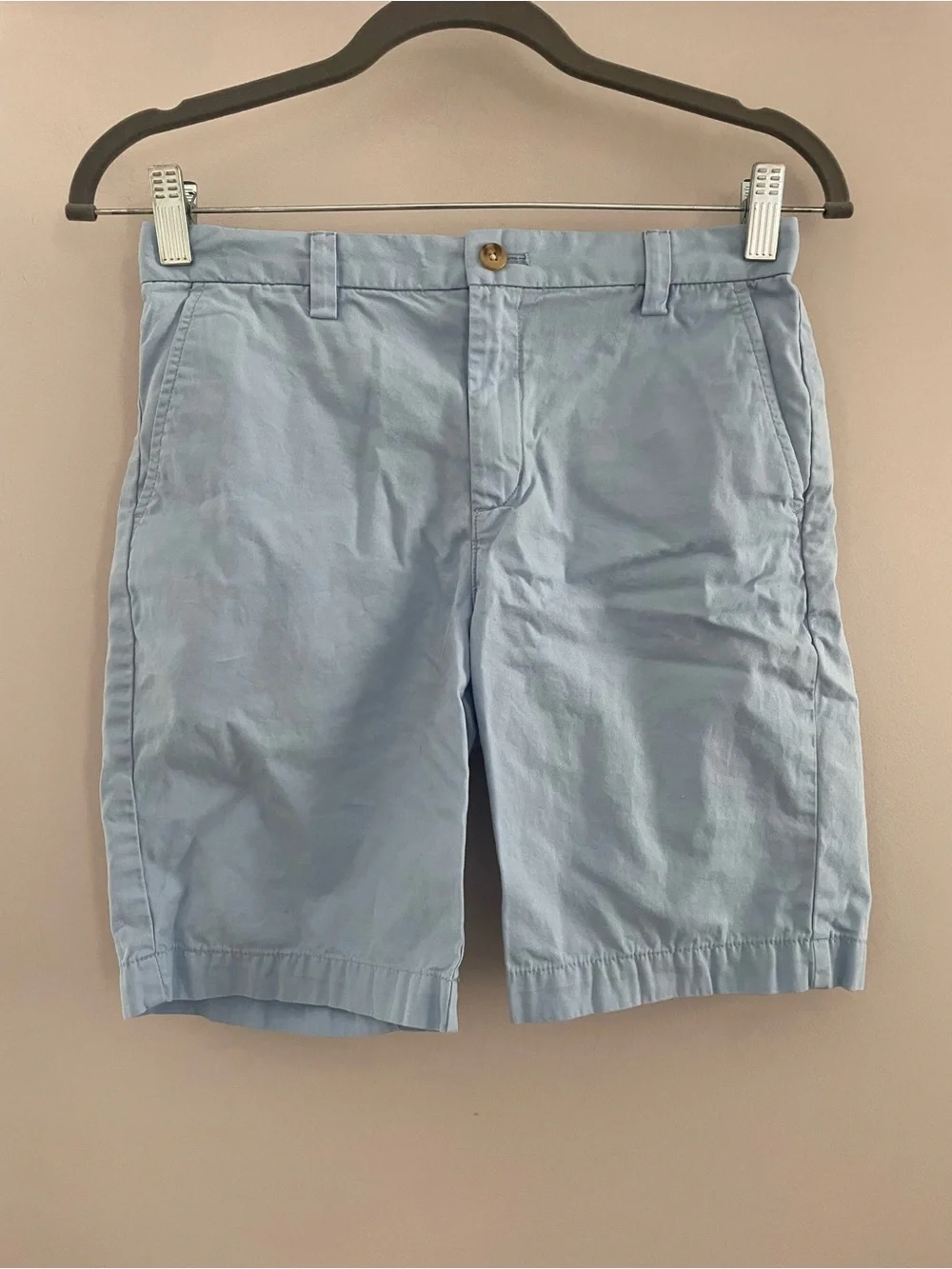 VINEYARD VINES Boys Baby Blue Chino Shorts Size 12